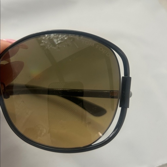 NEW TOM FORD TF 155 01P EMMELINE BLACK GOLD GRADIENT AUTHENTIC SUNGLASSES main image 6